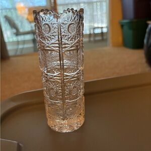 Elegant Clear Glass Vase